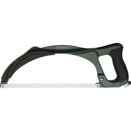 Ножовка по металлу KRAFTOOL TITAN, 170 кг рычажное натяжение, цельная конструкция, обрезиненные рукоятки, биметаллическое полотно, 300 мм 15808_z01 купить в Надыме