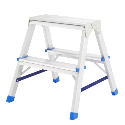 Стремянка двусторонняя 2 ступени алюминиевая Сибртех 97922 купить в Надыме