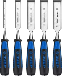 ЗУБР Ударник, 5 предм, набор стамесок-долот, Профессионал (18097-H5)