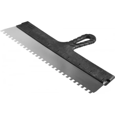 Шпатель ЗУБР "МАСТЕР" ФАСАДНЫЙ, нержавеющее полотно, 450мм, зуб 8х8мм 10078-45-08 купить в Надыме