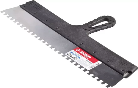 Шпатель ЗУБР "МАСТЕР" ФАСАДНЫЙ, нержавеющее полотно, 450мм, зуб 8х8мм 10078-45-08 купить в Надыме