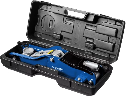 Домкрат гидравлический подкатной T35, 2т, 85-330мм, в кейсе, ЗУБР Профессионал 43056-2-K купить в Надыме
