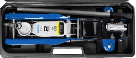 Домкрат гидравлический подкатной T35, 2т, 85-330мм, в кейсе, ЗУБР Профессионал 43056-2-K купить в Надыме