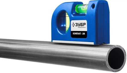 ЗУБР КОМПАКТ - 2М, 85 мм, магнитный компактный уровень, Профессионал (34551) купить в Надыме