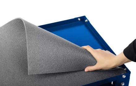 ЗУБР 820 х 405 х 955 мм, инструментальная тележка с выдвижным ящиком + 2 полки, Профессионал (38914) купить в Надыме