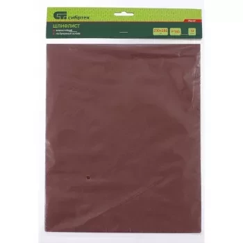 Шлифлист на бумажной основе P 320 230 х 280 мм 10 штук влагостойкий СИБРТЕХ 756167 купить в Надыме