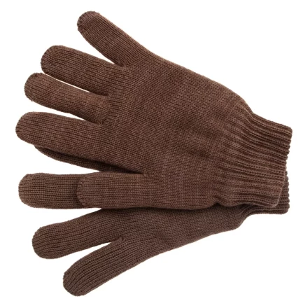 Перчатки трикотажные, двойные, полушерстяные, Россия, Сибртех 68633 купить в Надыме