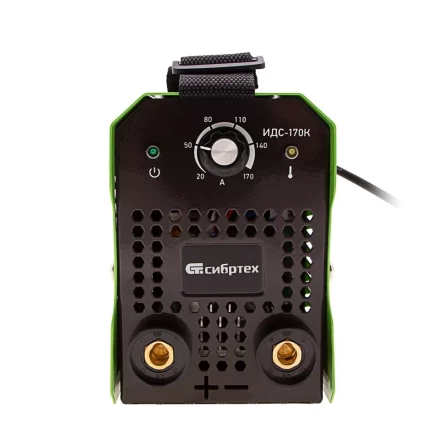 Инверторный аппарат дуговой сварки ИДС-170K, 170 А, ПВ 80%, диаметр электрода 1,6-3,2 мм Сибртех 94393 купить в Надыме