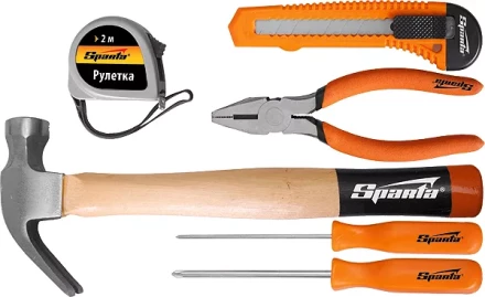 Набор инструмента бытовой, 6 предм  SPARTA 13540 купить в Надыме