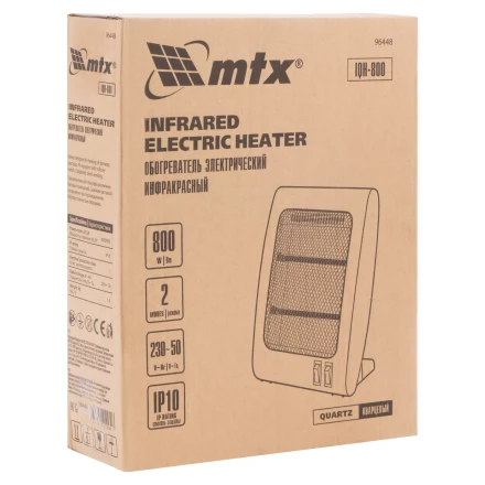Инфракрасный обогреватель MTX 96448, IQH-800, 230В, 800 Вт купить в Надыме