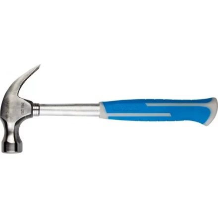Молоток-гвоздодер ЗУБР цельнометаллический, с двухкомпонентной пластиковой рукояткой, 450г 20250-450_z01 купить в Надыме