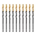 Сверло по металлу, 4,2 мм, HSS-Tin, Golden Tip, 10 шт. Denzel 717210 купить в Надыме