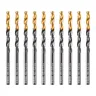 Сверло по металлу, 4,2 мм, HSS-Tin, Golden Tip, 10 шт. Denzel 717210 купить в Надыме