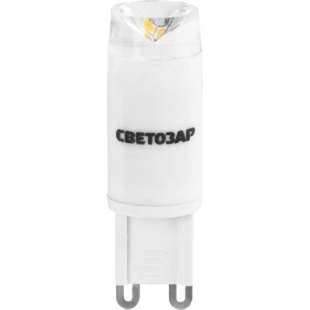 Лампа СВЕТОЗАР светодиодная &quot;LED technology&quot;, цоколь G9, теплый белый свет (3000 К), 2,5Вт (20) 44595-20 купить в Надыме