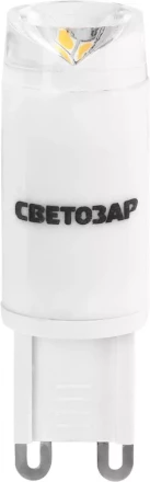 Лампа СВЕТОЗАР светодиодная "LED technology", цоколь G9, теплый белый свет (3000 К), 2,5Вт (20) 44595-20 купить в Надыме