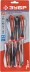 Набор ЗУБР "МАСТЕР": Отвертки, Cr-v, эргономичная двухкомпонентная рукоятка, 4шт 25065-H4_z03 купить в Надыме