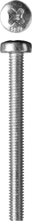 Винт ЗУБР "МАСТЕР" DIN 7985, класс прочности 4.8, оцинкованный, M3x30мм, 5кг 303150-03-030 купить в Надыме