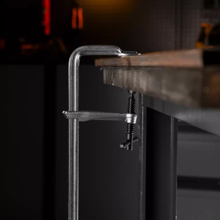 Струбцина F-образная Denzel 20472, 100x600мм, кованая купить в Надыме