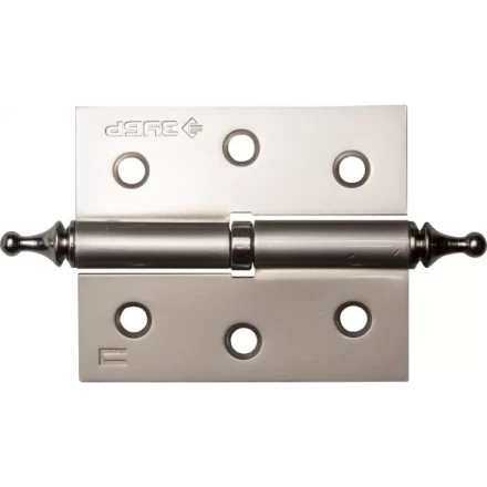 Петля дверная разъемная ЗУБР "ЭКСПЕРТ", 1 подшипник, цвет мат. никель (PN), левая, с крепежом, 75х63х2,5мм,2шт 37605-075-4L купить в Надыме