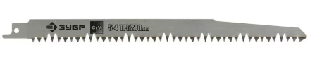Полотно ЗУБР Cr-V по сырому дереву для ножов 4-15187, волчий зуб, шаг 5-6,5мм, 210мм 4-151877-S2 купить в Надыме