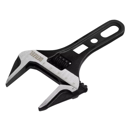 Ключ разводной 155 мм Denzel 15753, CrV, кованый, укороченная рукоятка купить в Надыме