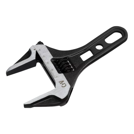 Ключ разводной 155 мм Denzel 15753, CrV, кованый, укороченная рукоятка купить в Надыме