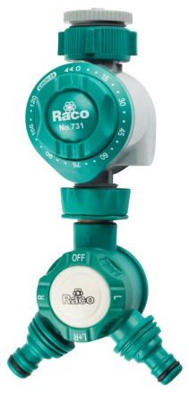 Таймер RACO для подачи воды, механический, в комплекте с распределителем двухканальным, 3/4&quot;х1&quot; 4275-55/732D купить в Надыме