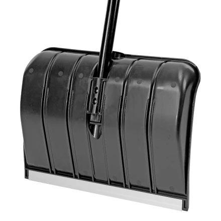 Лопата для уборки снега Palisad 61798, полипропилен, 455х345х1330 мм, алюминиевый черенок, BASE купить в Надыме