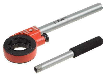 Трещотка ЗУБР "ЭКСПЕРТ" с удлинителем к клуппам 1/4" - 1 1/4", 620мм 28275-1/4-5/4 купить в Надыме