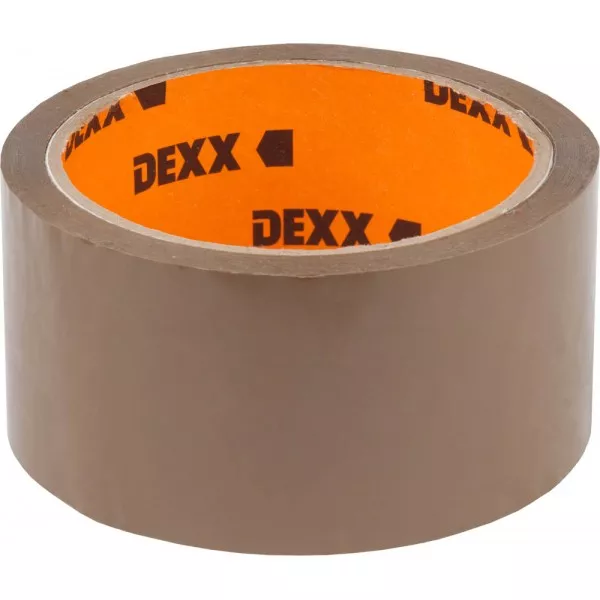 Клейкая лента, DEXX 12057-50-50, упаковочная, коричневая, 40мкм, 48мм х 50м 12057-50-50_z01 купить в Надыме