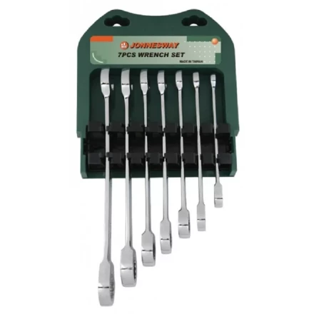 Набор ключей комбинированных трещоточных 10-19мм 7предметов Jonnesway W45107S 47741 купить в Надыме