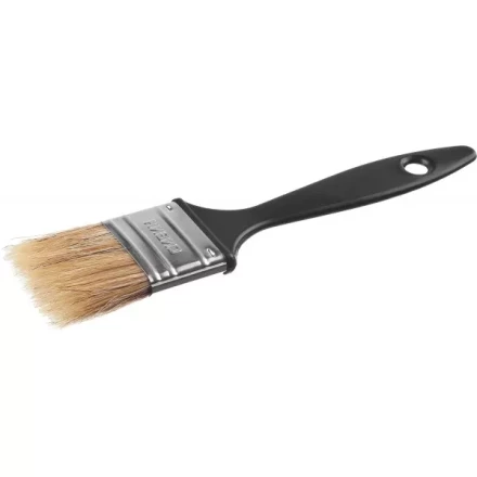 Кисть плоская СИБИН, пластиковая ручка, светлая щетина, 38мм 01008-038 купить в Надыме