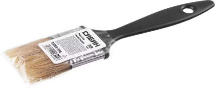 Кисть плоская СИБИН, пластиковая ручка, светлая щетина, 38мм 01008-038 купить в Надыме