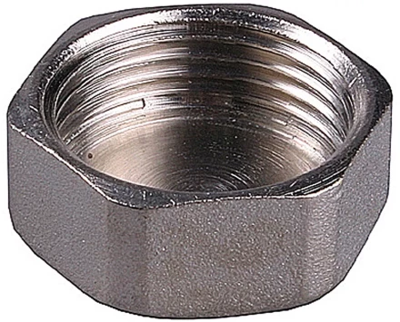 Заглушка GENERAL FITTINGS никелированная латунь, 6-ти гранная головка, внутренняя резьба, 1" 51097-1 купить в Надыме