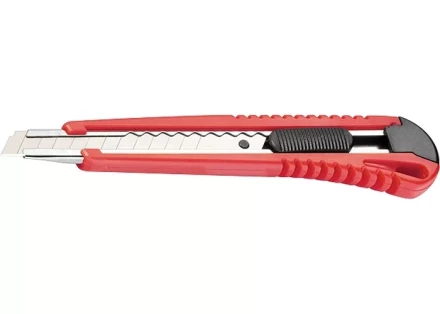 Нож, 9 мм, выдвижное лезвие, металлическая направляющая MATRIX 78909 купить в Надыме