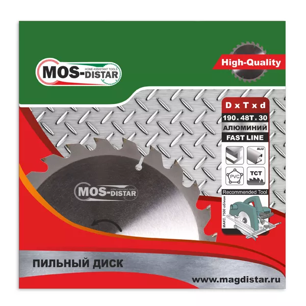 Пильный диск MOS-DISTAR алюминий PSA1904830 купить в Надыме