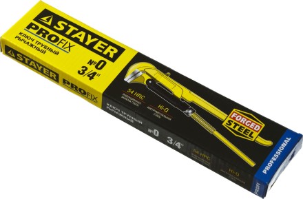 Ключ трубный STAYER &quot;PROFI&quot; рычажный, кованый, прямые губки, № 0, 3/4&quot; 27311-0 купить в Надыме