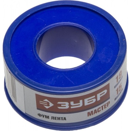 Фумлента ЗУБР &quot;МАСТЕР&quot;, плотность 0,40 г/см3, 0,1ммх19ммх15м 12373-19-040 купить в Надыме