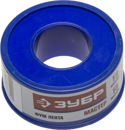 Фумлента ЗУБР "МАСТЕР", плотность 0,40 г/см3, 0,1ммх19ммх15м 12373-19-040 купить в Надыме