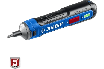 ЗУБР ZUBR GO 4 Vmax, аккумуляторная отвертка, кейс, 33 биты, Профессионал (PSD-4S) купить в Надыме