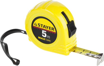 Рулетка STAYER &quot;МASTER&quot; &quot;MaxTape&quot;, пластиковый корпус, 5м/19мм 34014-05-19 купить в Надыме