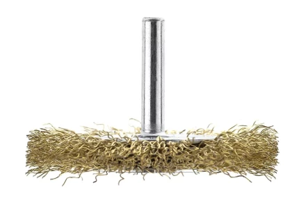 Кордщетка HAMMER плоская 63мм для дрели гофрированная латунированная сталь (207-206) купить в Надыме