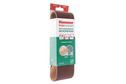 Лента шлиф. бесконечная HAMMER 75х533мм P120 купить в Надыме
