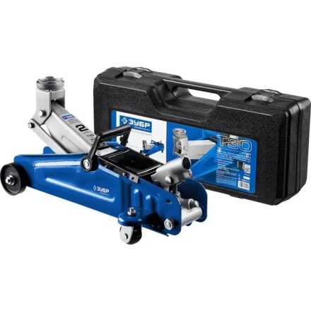 Домкрат гидравлический подкатной T30, 2т, 135-330мм, в кейсе, ЗУБР Профессионал 43053-2-K купить в Надыме