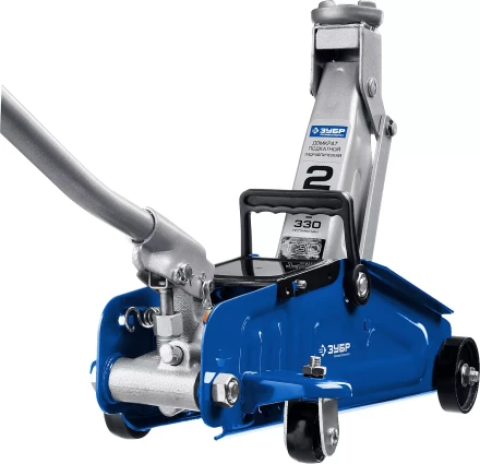 Домкрат гидравлический подкатной T30, 2т, 135-330мм, в кейсе, ЗУБР Профессионал 43053-2-K купить в Надыме