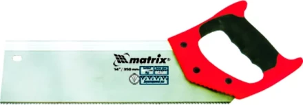 Пила по дереву обушковая для стусла 350 мм двухкомпонентная рукоятка MATRIX 23148 купить в Надыме