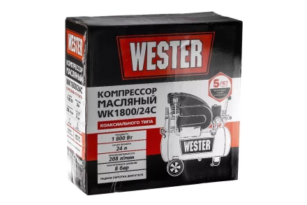 Поршневой масляный компрессор WESTER WK1800/24C купить в Надыме