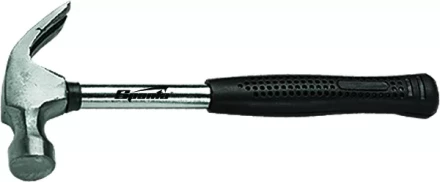 Молоток-гвоздодер 450 г боек 27 мм металлическая трубчатая обрезиненная рукоятка SPARTA 104405 купить в Надыме