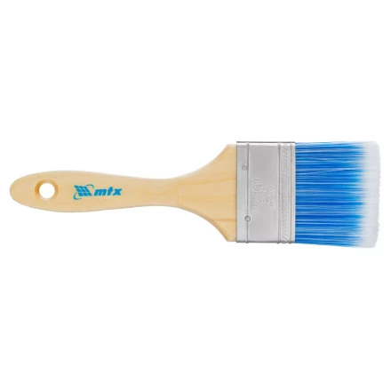 Кисть плоская "Евро" 2.5", искусственная щетина, деревянная ручка MTX 83072 купить в Надыме