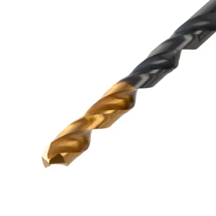 Сверло по металлу, 4,5 мм, HSS-Tin, Golden Tip, 10 шт. Denzel 717211 купить в Надыме